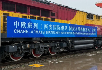 Largest container hub for cargo from China launch in Almaty
